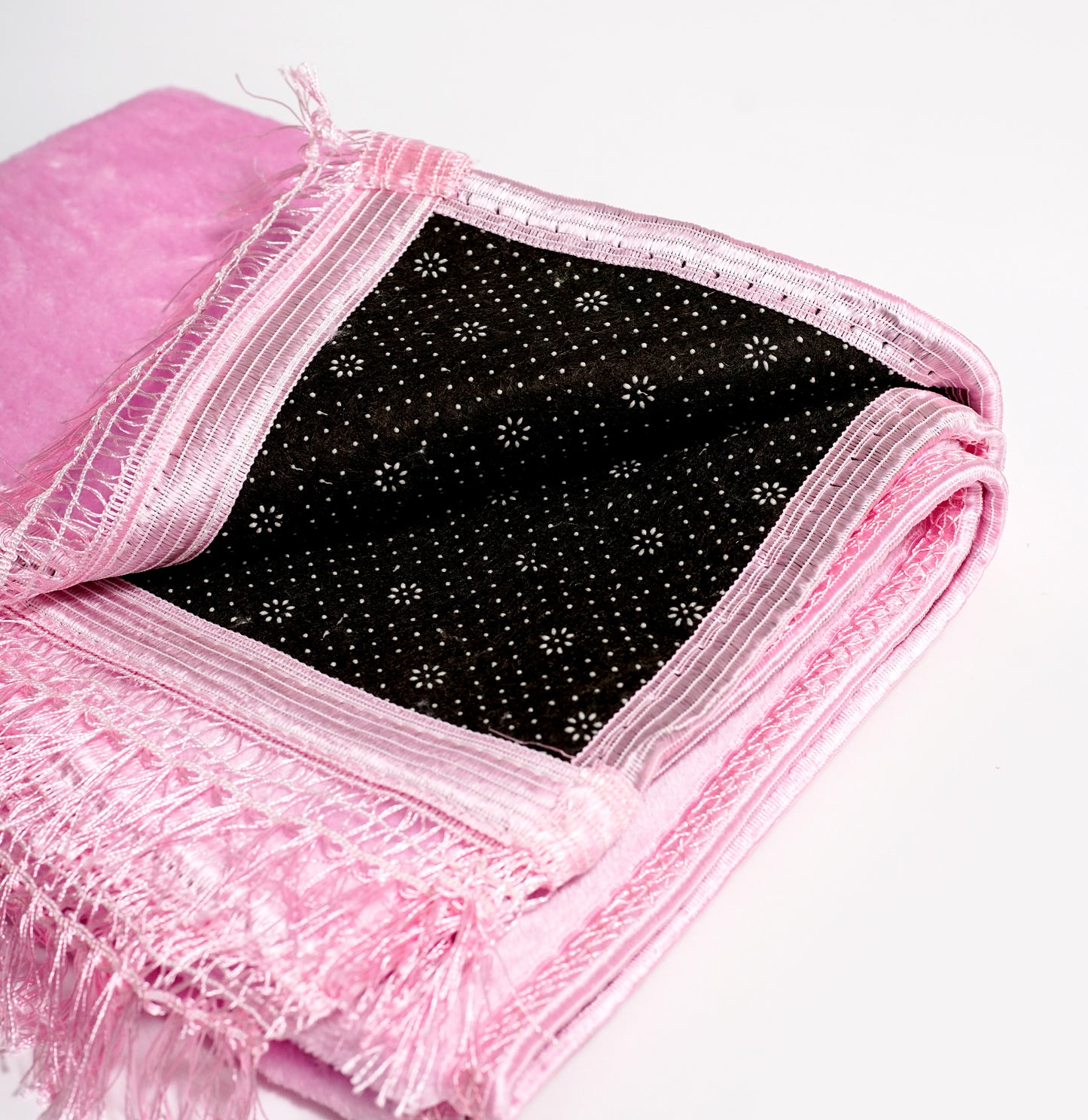 Schlichte, halbdicke rosa Gebetsmatte zum Personalisieren.
