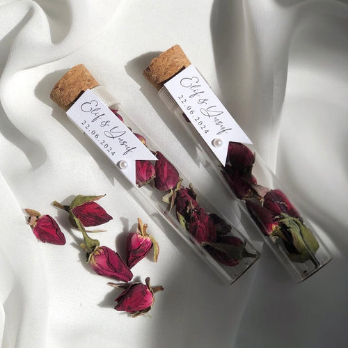 Fioles roses sechés Lina