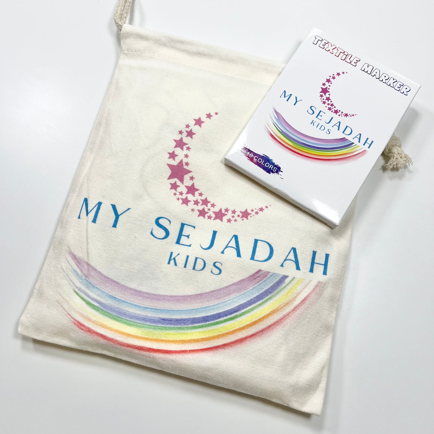 Tapis de prière enfant à colorier