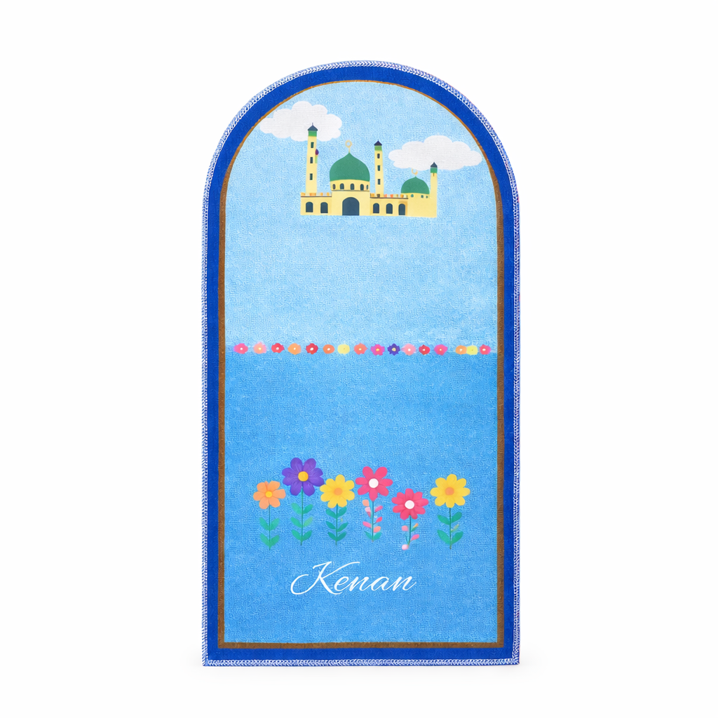 Tapis de prière épais enfant mosquée garçon
