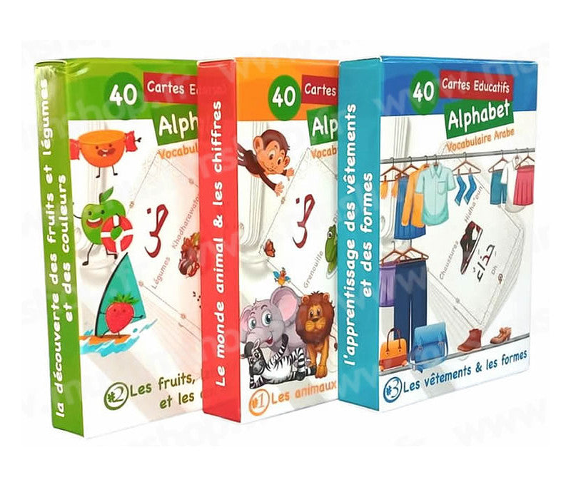 Jeux de carte apprentissage arabe