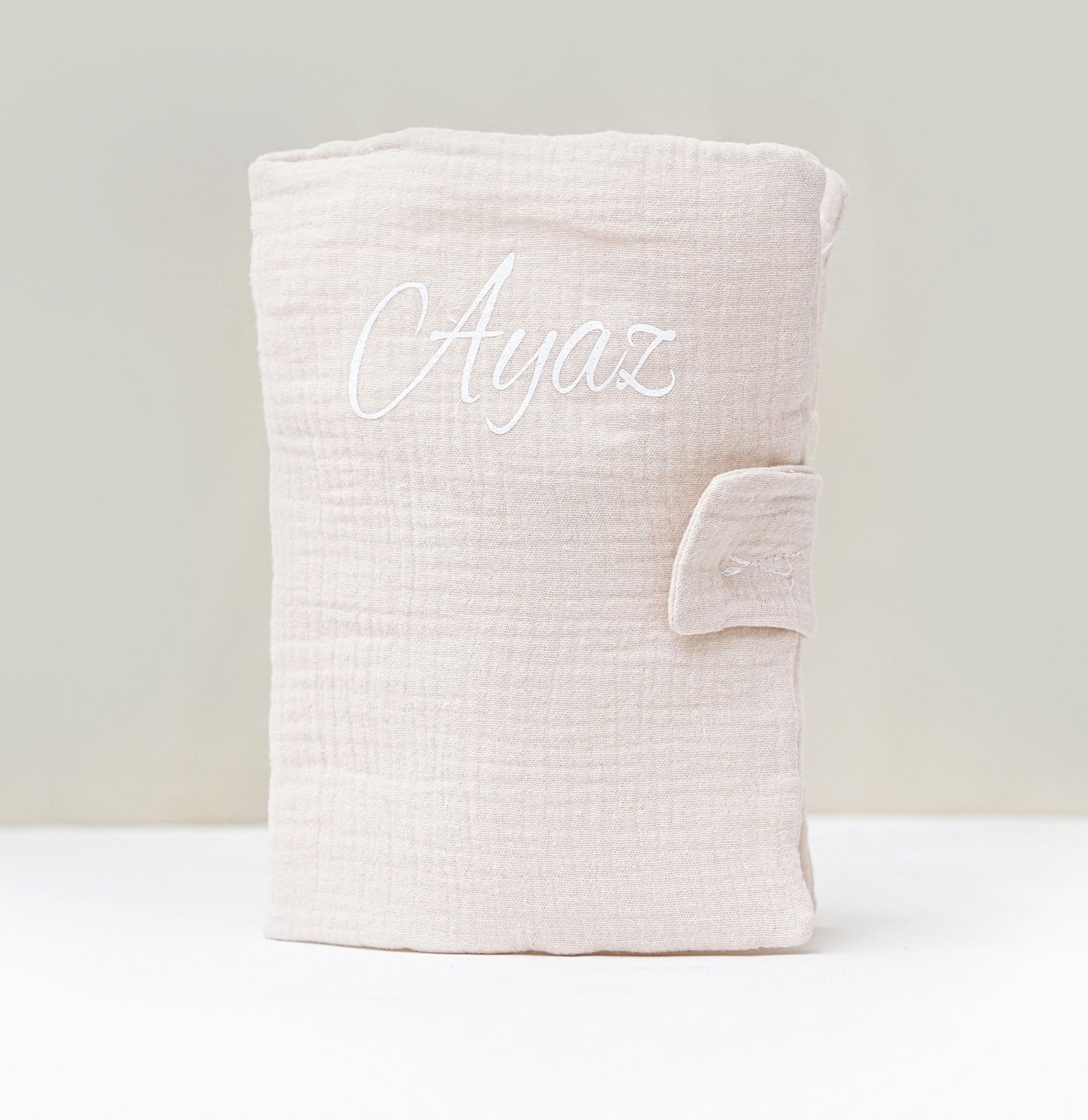 واقي بطاقة الغاز الصحية من القطن البيج