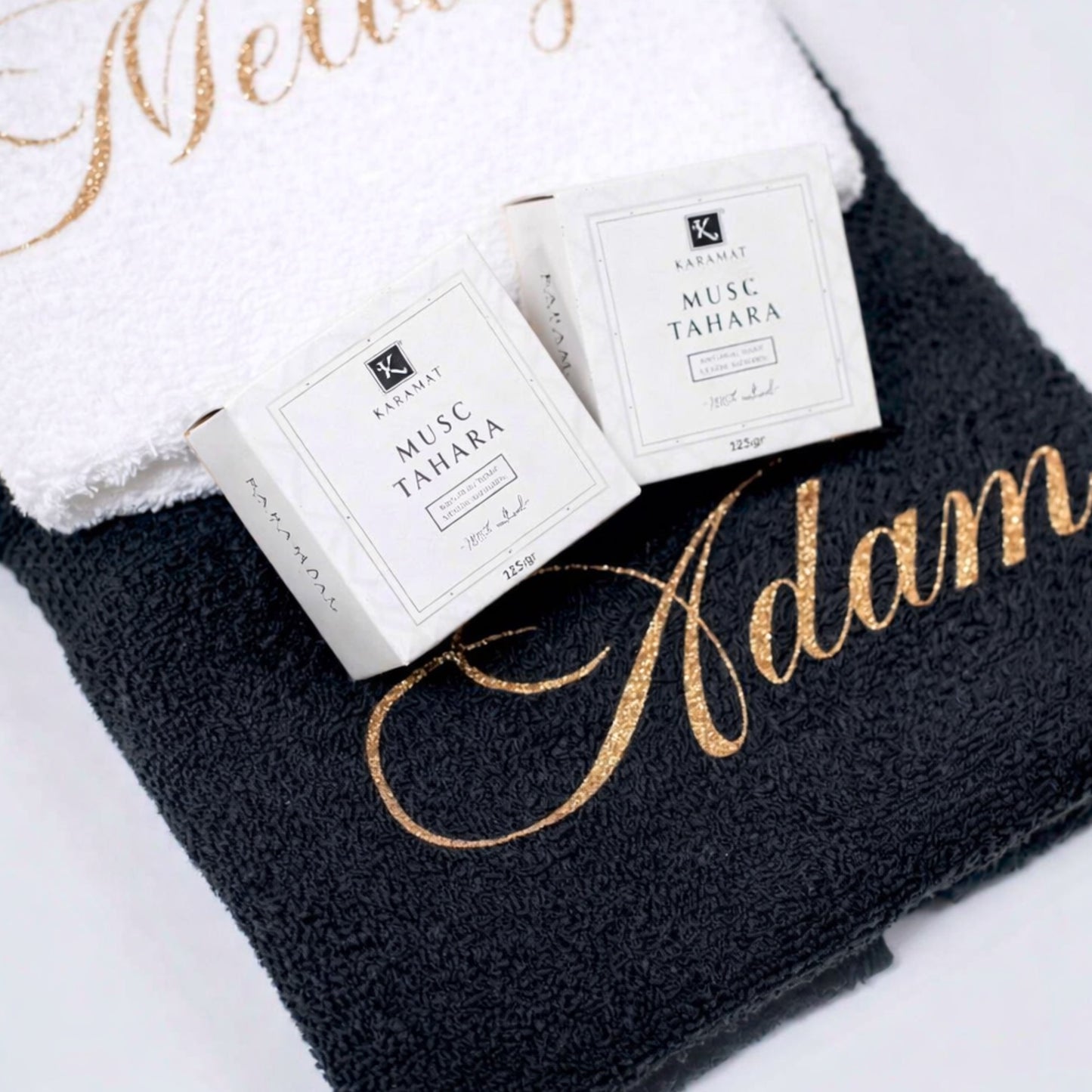 Personalisierte Badebox für Paare