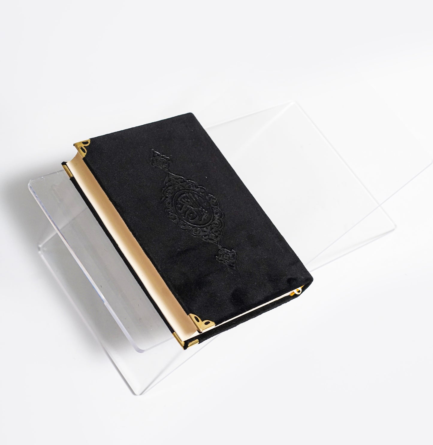 Coran velours arabe noir