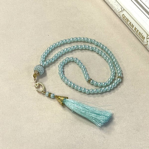 Tasbih vert d’eau