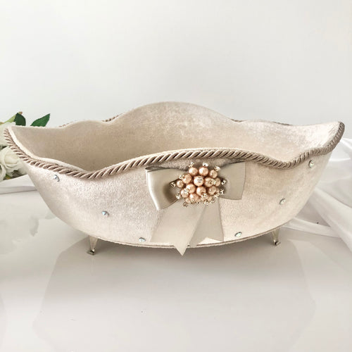 Nude velvet basket new collection