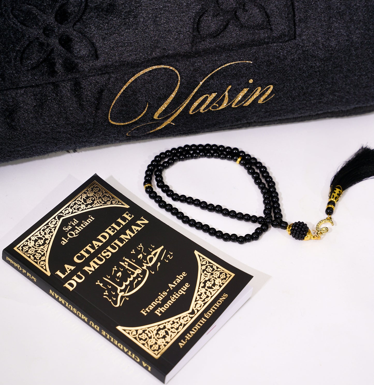 Box tapis de prière épais noir