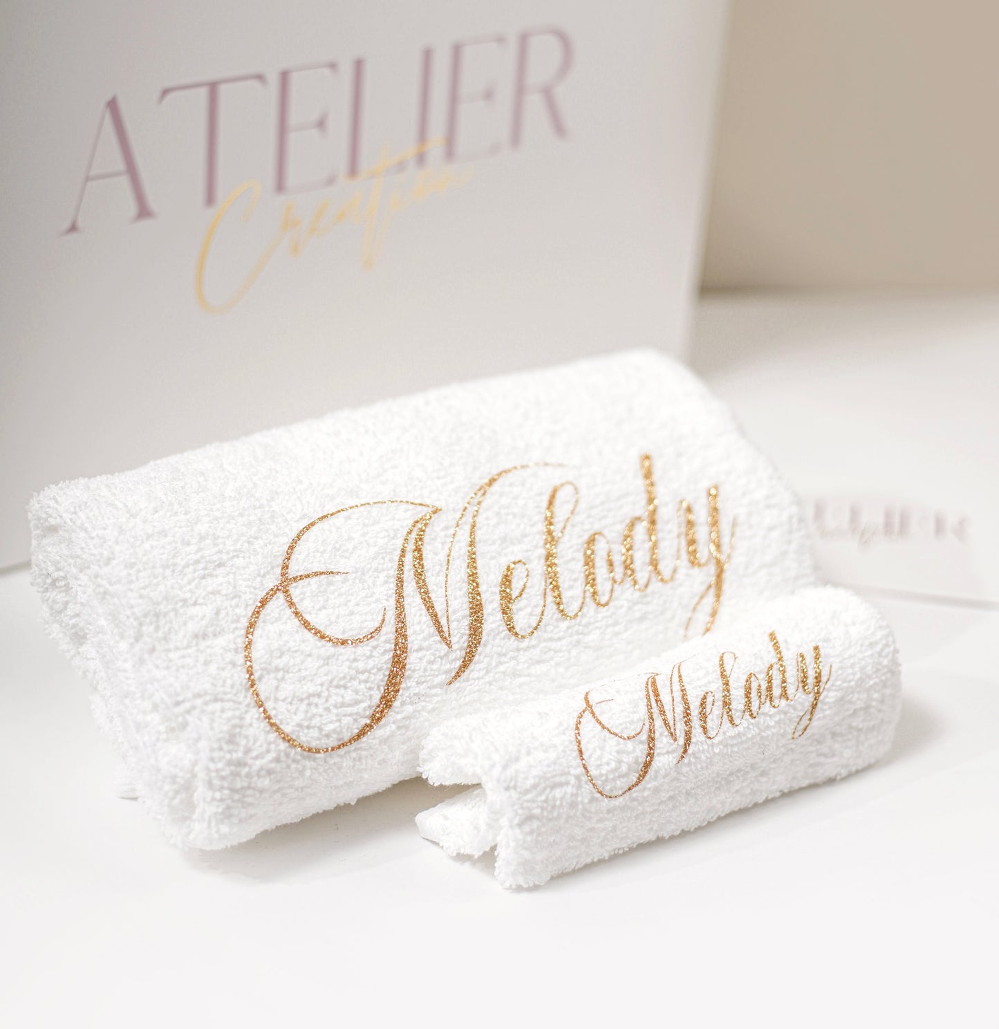 Kit serviette bain Blanc