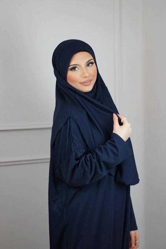 Robe de prière bleu marine