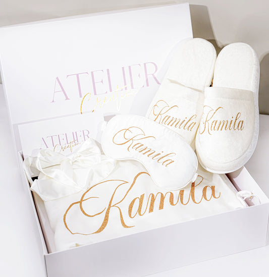 Pack peignoir + nuisette prénom