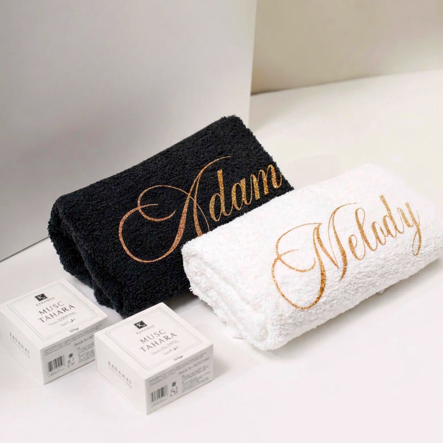 Personalisierte Badebox für Paare