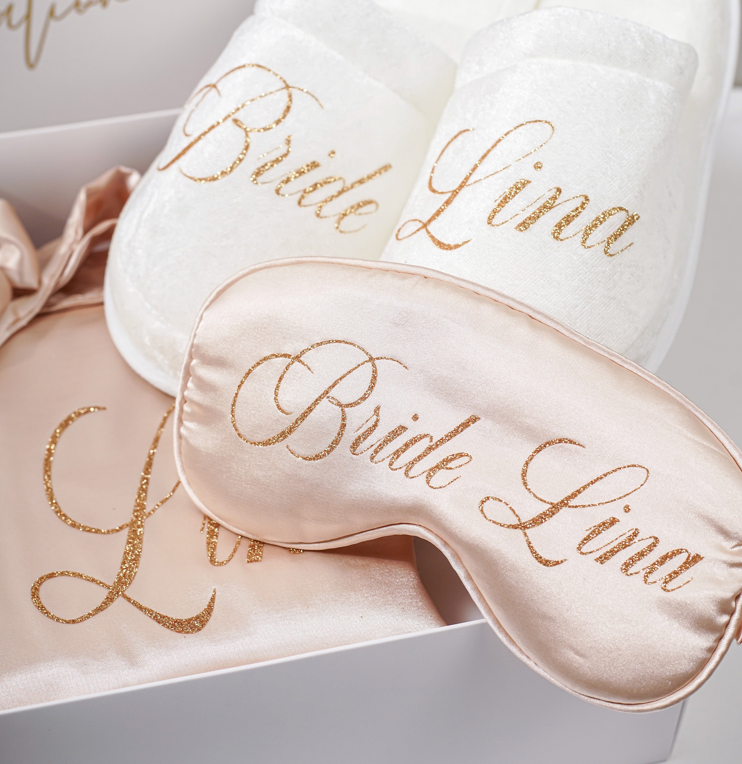 Bride Box Satin Peignoir Ideal Future Mariee