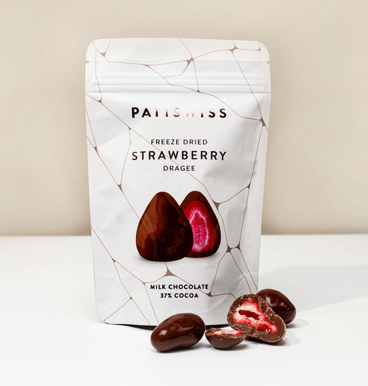 Fraises enrobées de chocolat au lait