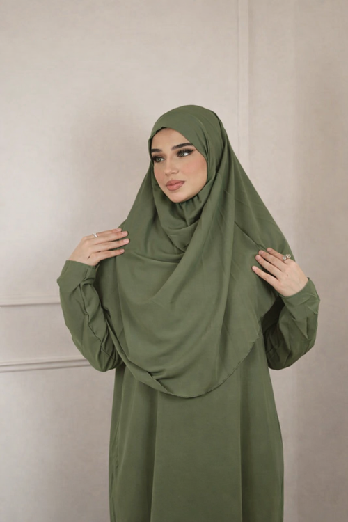 Robe de prière vert kaki