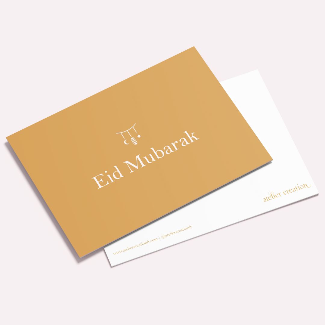 Carte de vœux Eïd Mubarak