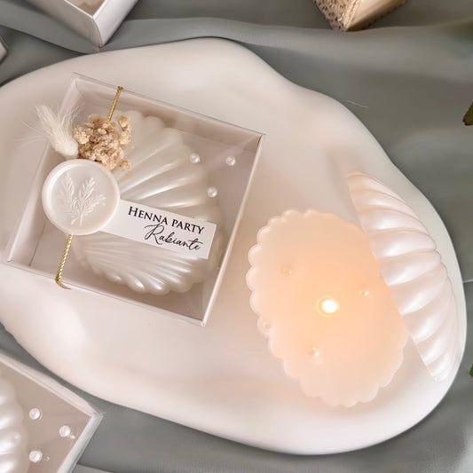 Bougie coquillage