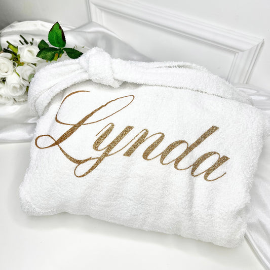 Mixed bathrobe to personalize